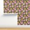 Peony Flowers Floral Spring Garden Botanical Peonies Pink Yellow Green Cottagecore Custom Removable Wallpaper by Spoonflower Peel & Stick Wallpaper 2FT Wide